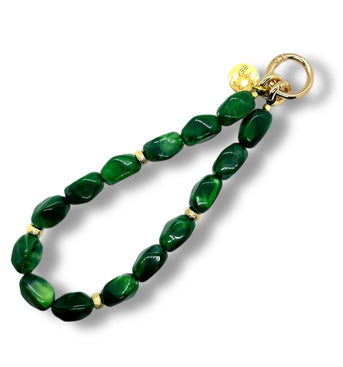 Emerald Éclat Phone Chain