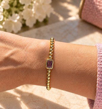 The Eclat Bracelet-Amethyst