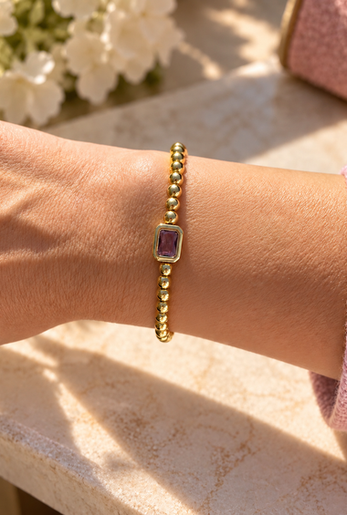 The Eclat Bracelet-Amethyst
