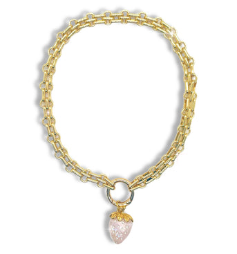 Strawberry Charm Necklace