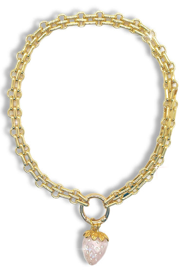 Strawberry Charm Necklace