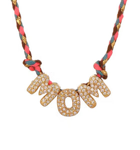 Adjustable Macramé Word Necklace Collection