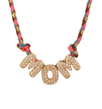 Adjustable Macramé Word Necklace Collection