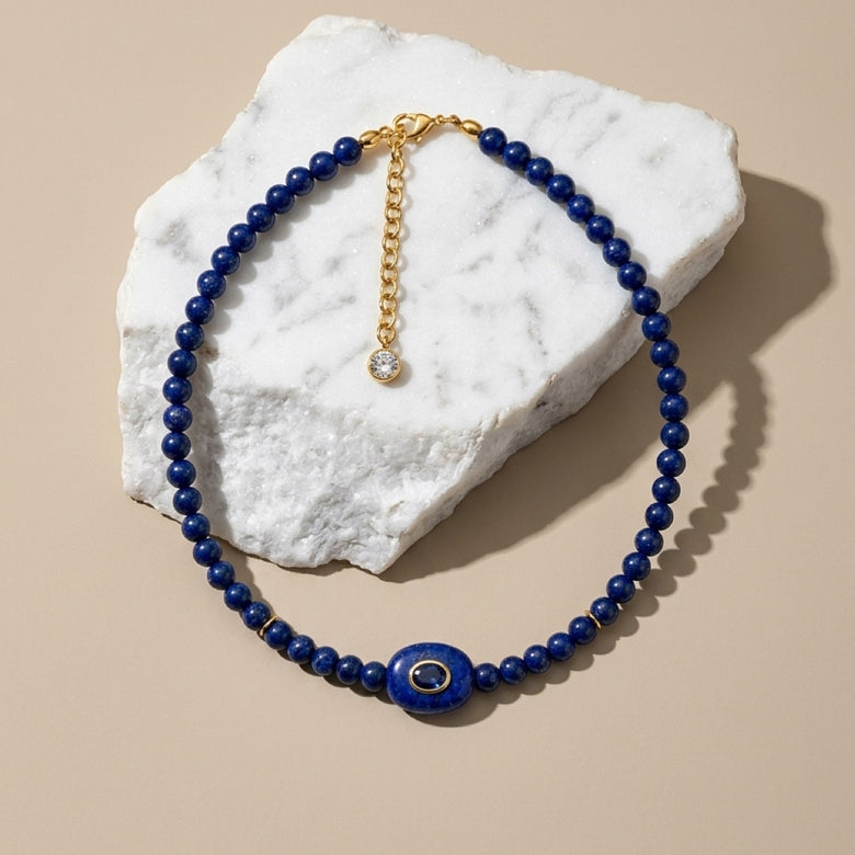 The Bleu de Nuit Necklace