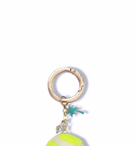 Game, Set, Summer Tennis Ball Charm Keyring