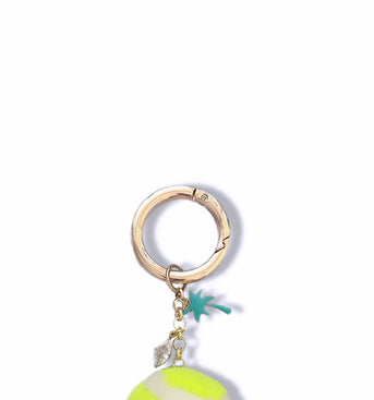 Game, Set, Summer Tennis Ball Charm Keyring