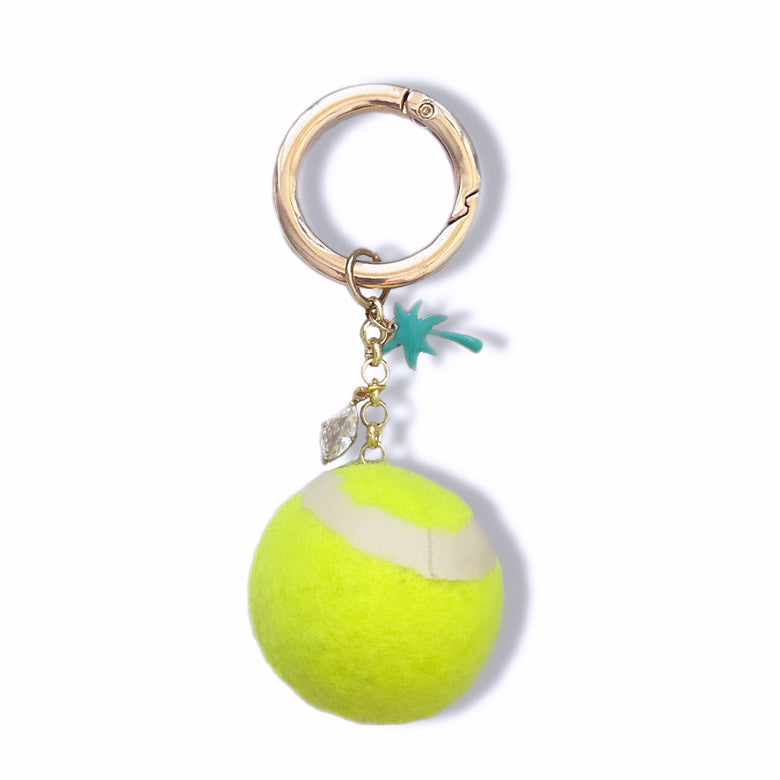 Game, Set, Summer Tennis Ball Charm Keyring