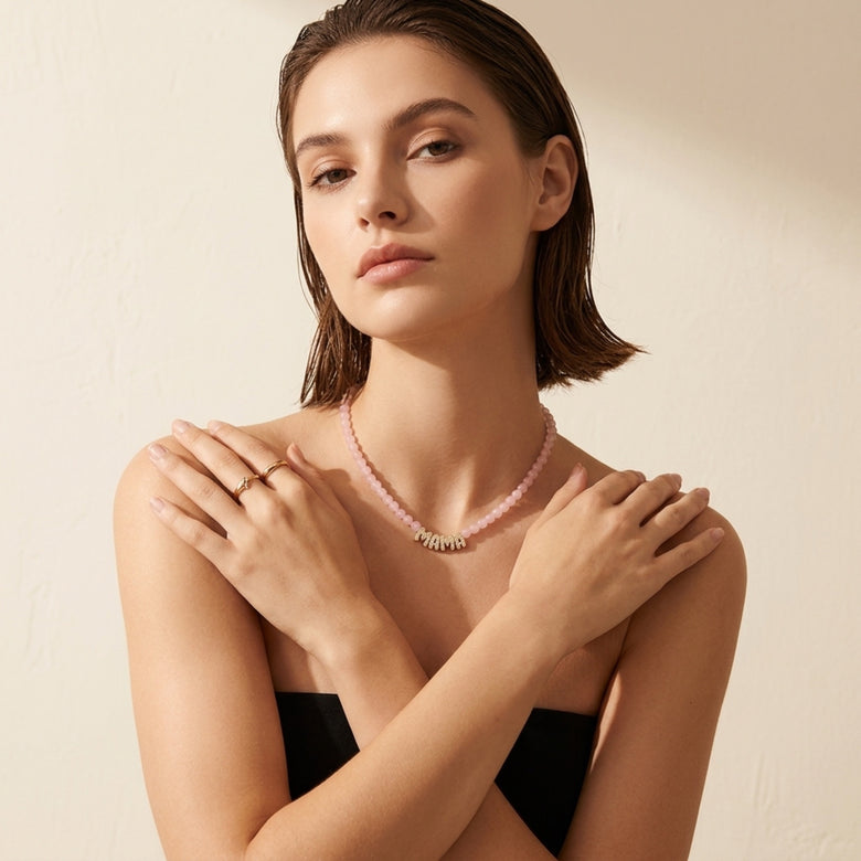 Mama Rose Quartz necklace