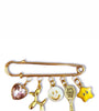 Golden Vibes Charm Pin