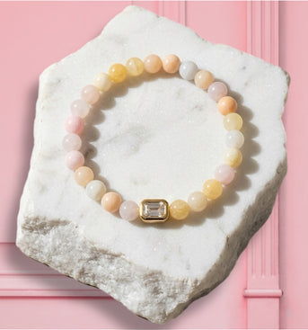 Mojo Pastel Square CZ bracelet
