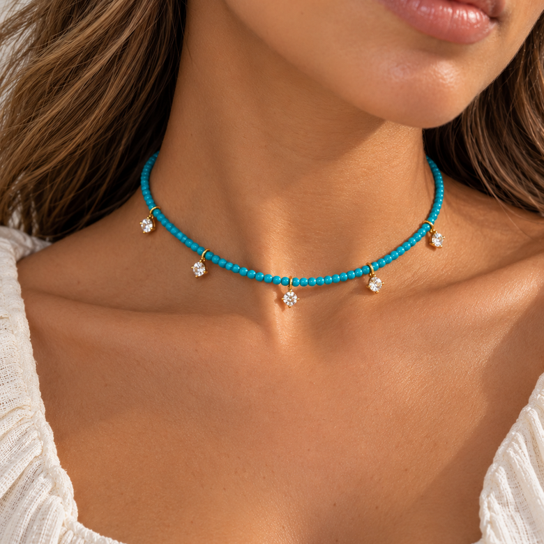 Etoile Turquoise Choker