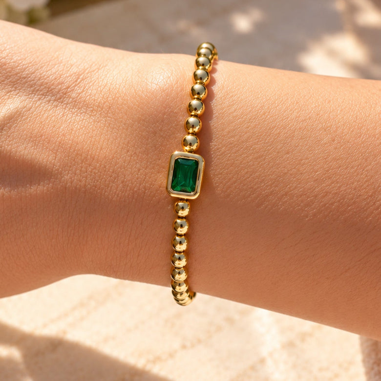 The Éclat Bracelet — Emerald