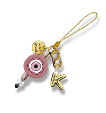 No Bad Vibes Blush Phone Charm