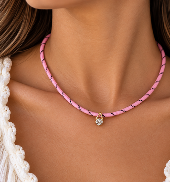 The Rosé Lumière Choker