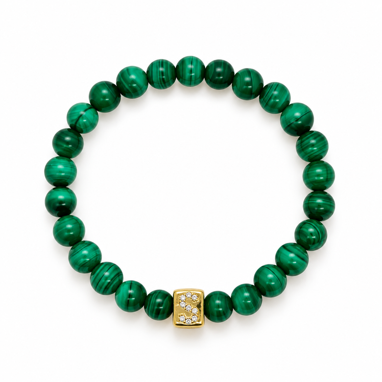 Agate Émeraude Bracelet