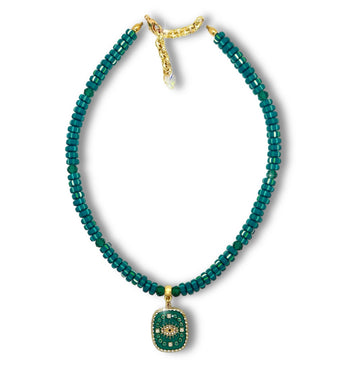 Harmony in Green Necklace