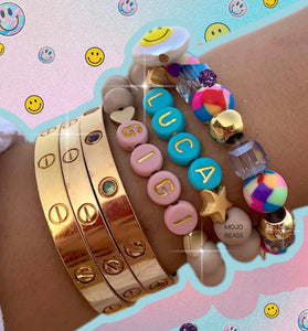 Nude Bespoke Stackable Bracelets