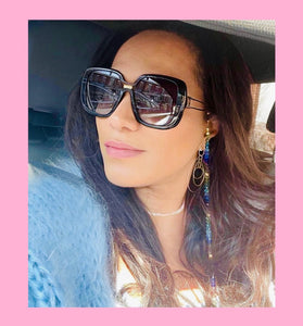 The Peacock Glasses & Mask Chain