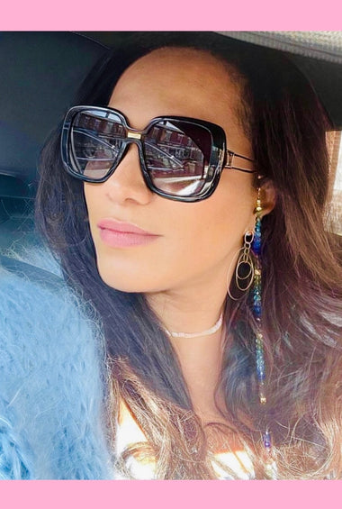 The Peacock Glasses & Mask Chain