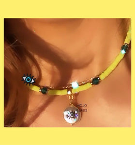 Eye Shine Choker Necklace