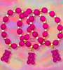 Gummy Crush Pink & Gold Bracelet