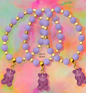 Gummy Crush VIOLET Bracelet SET