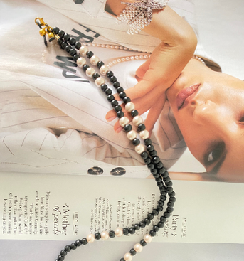 Rose & Noir Glasses & Mask Chain